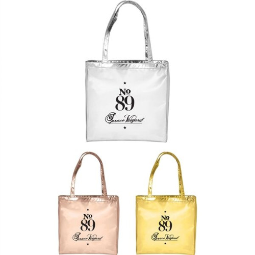 Runway Metallic Tote