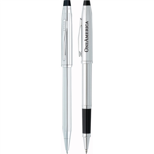 Cross® Century II Lustrous Chrome Pen Set