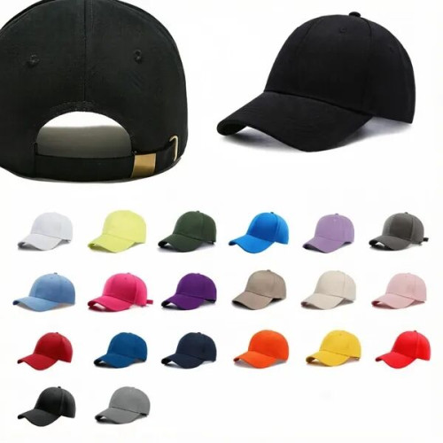 Classic Cotton Plain Baseball Cap 