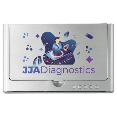 UV Sanitizer Desk Clock with Wireless Charging