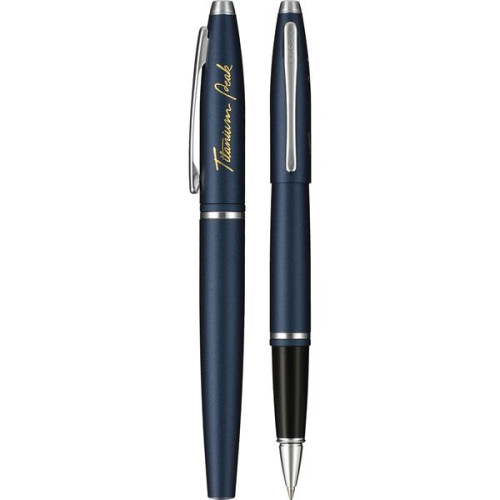 Cross Calais Matte Metallic Midnight Blue Pen Set