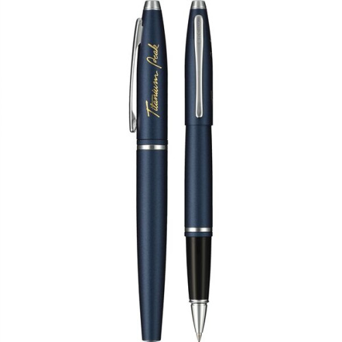 Cross Calais Matte Metallic Midnight Blue Pen Set