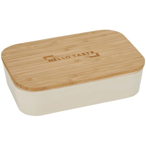 Bamboo Fiber Lunch Box with Cutting Board Lid