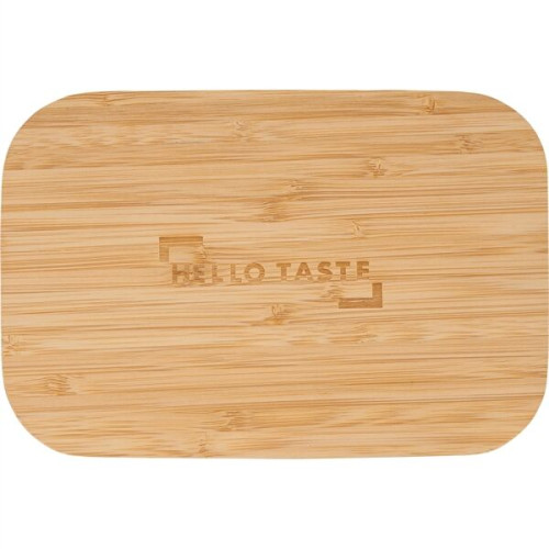 Bamboo Fiber Lunch Box with Cutting Board Lid