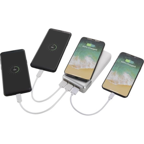 Zoom® Covert 20000 mAh Fast Wireless Power Bank