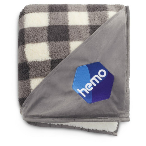 Field & Co.® Double Sided Plaid Sherpa Blanket