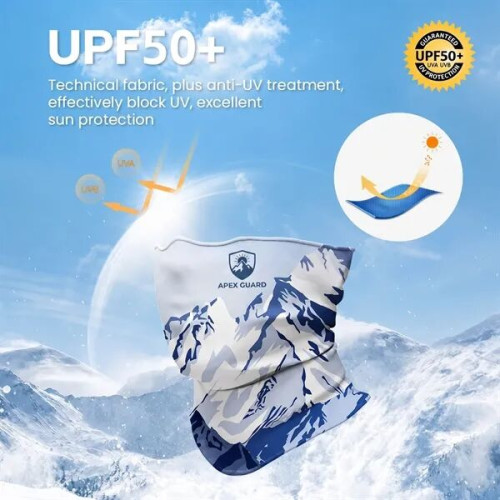 UV Protection Seamless Neck Gaiter Tubular Bandana