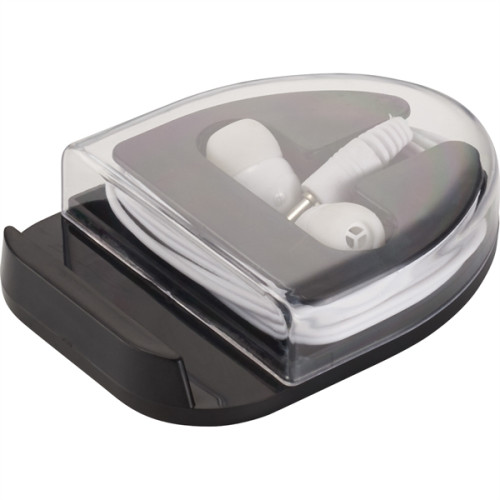 All-n-One Wired Earbuds with Phone Stand