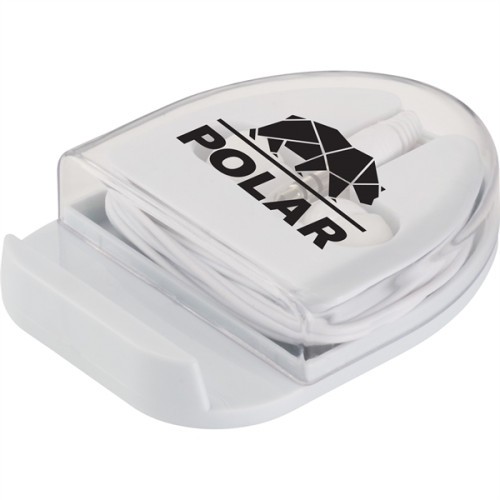 All-n-One Wired Earbuds with Phone Stand