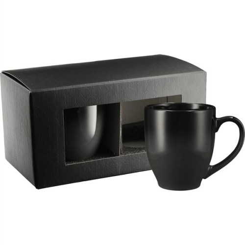 Bistro Ceramic Mug 2 in 1 Gift Set