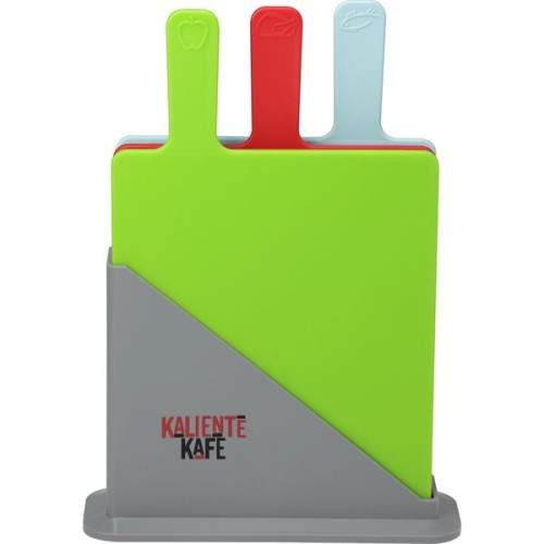 3 Piece Cutting Board Set with Holder