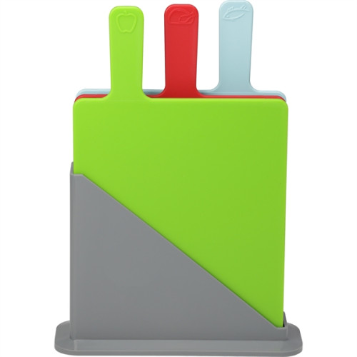 3 Piece Cutting Board Set with Holder