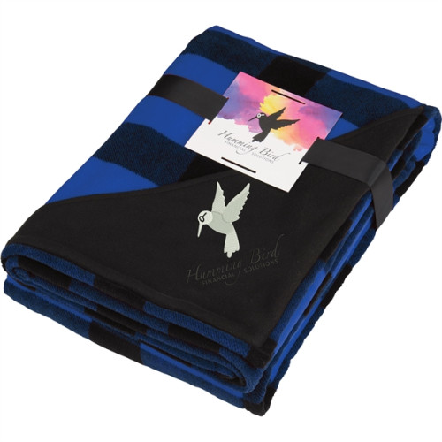 Buffalo Plaid Ultra Plush Throw w/Full Color Card