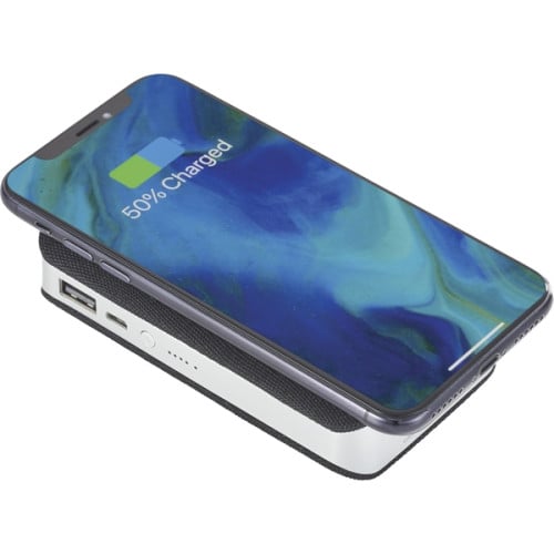 Palm Bluetooth Speaker w/Wireless Power Bank