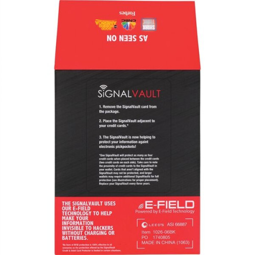 Signal Vault RFID Card