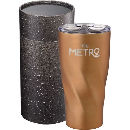 Hugo Copper Tumbler 20oz With Cylindrical Box