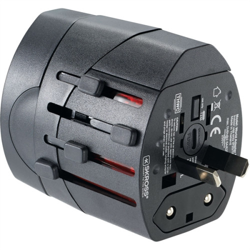 SKROSS World Travel Adapter EVO USB