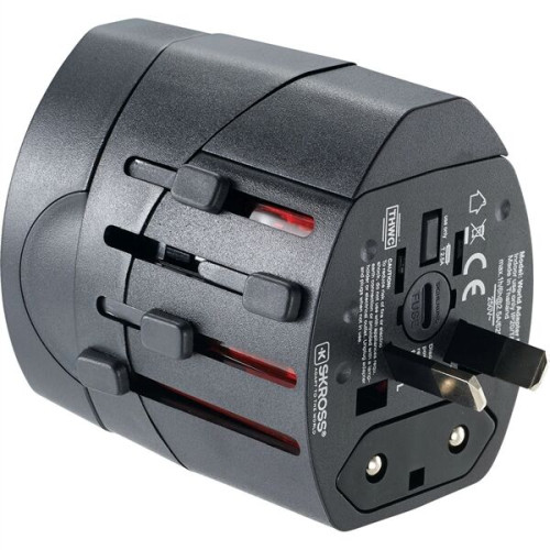 SKROSS World Travel Adapter EVO USB