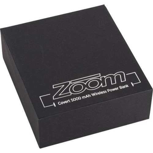 Zoom® Covert 5000 mAh Wireless Power Bank