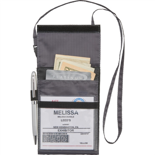 BRIGHTtravels RFID Passport Wallet with Lanyard