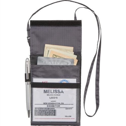 BRIGHTtravels RFID Passport Wallet with Lanyard