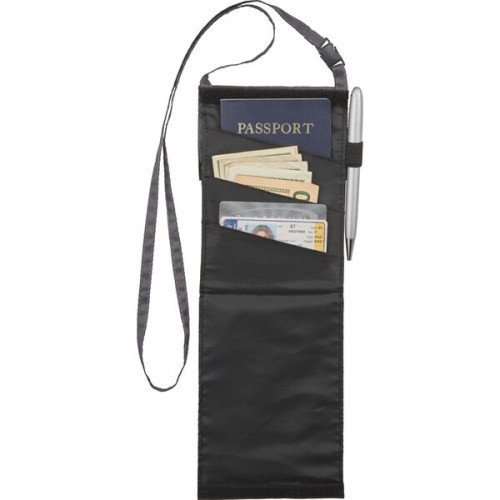 BRIGHTtravels RFID Passport Wallet with Lanyard