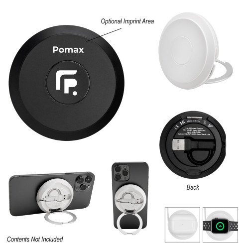 Wireless Multi-Charger With Kickstand