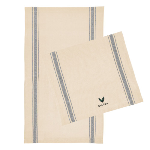 Cotton Stripe Tea Towel