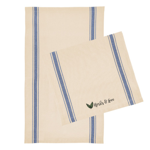 Cotton Stripe Tea Towel