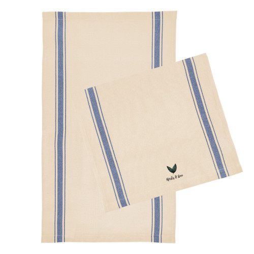 Cotton Stripe Tea Towel