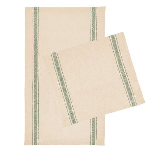 Cotton Stripe Tea Towel