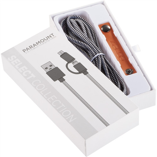Paramount 3-in-1 Fabric Charging Cable