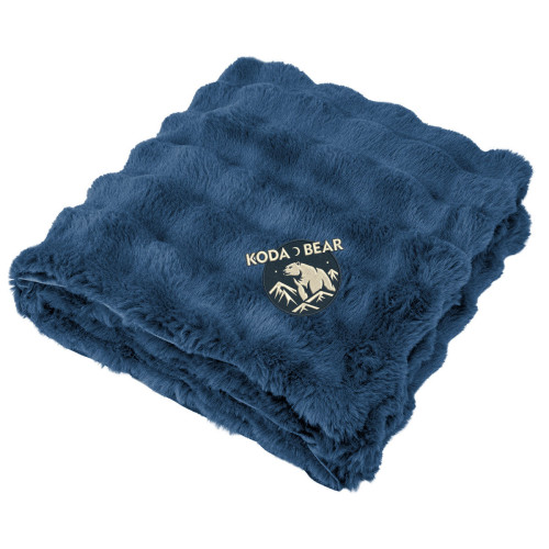 Faux Fur rPET Bubble Blanket