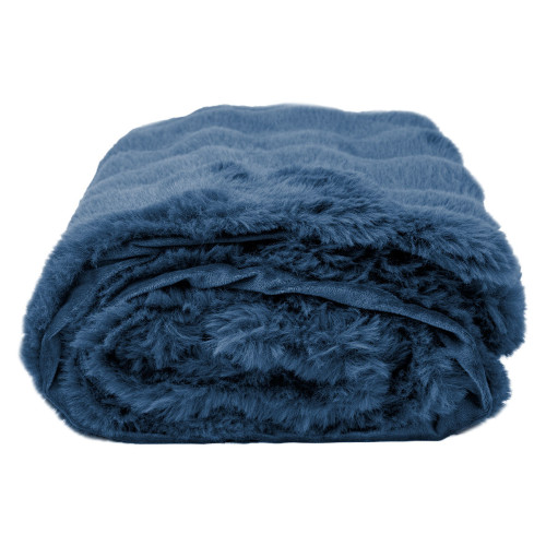 Faux Fur rPET Bubble Blanket