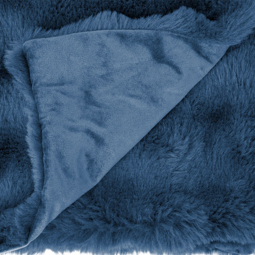 Faux Fur rPET Bubble Blanket