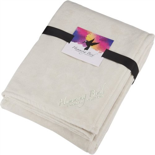 Oversized Ultra Plush Throw Blanket with Card