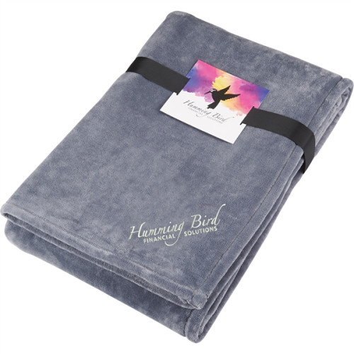 Oversized Ultra Plush Throw Blanket with Card