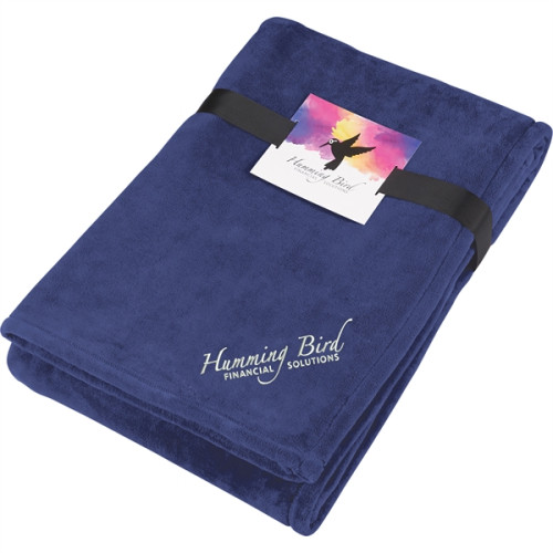 Oversized Ultra Plush Throw Blanket with Card