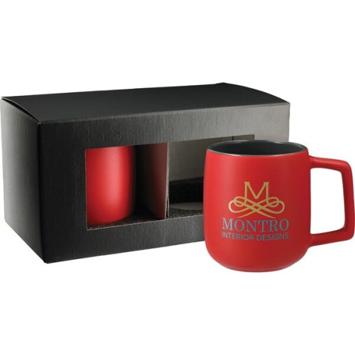 Sienna Ceramic Mug 2 in 1 Gift Set