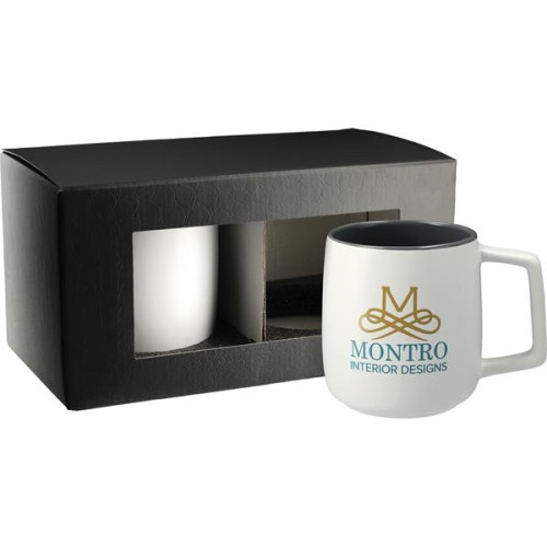 Sienna Ceramic Mug 2 in 1 Gift Set