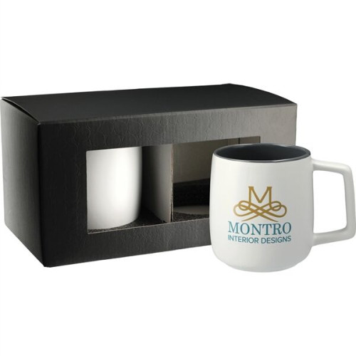 Sienna Ceramic Mug 2 in 1 Gift Set