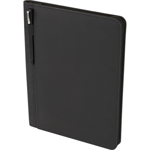 Vienna Heathered Zippered Padfolio