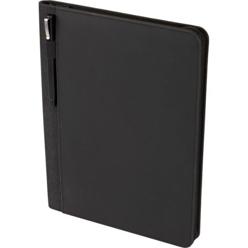 Vienna Heathered Zippered Padfolio