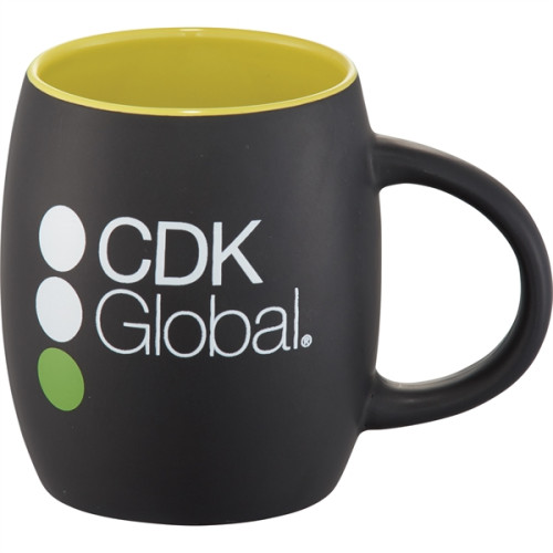 Hearth Ceramic Mug with Wood Lid/Coaster 15oz