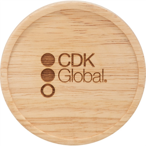 Hearth Ceramic Mug with Wood Lid/Coaster 15oz