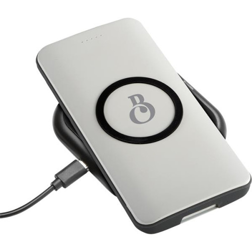 Swift 6000 mAh Wireless Power Bank w/2-in-1 Cable