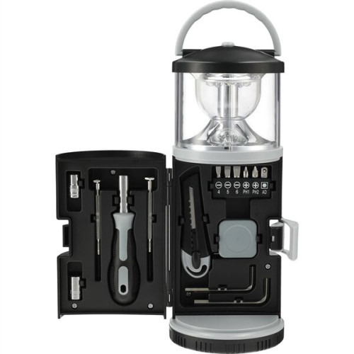 15 piece Tool Kit with Multi Function Lantern