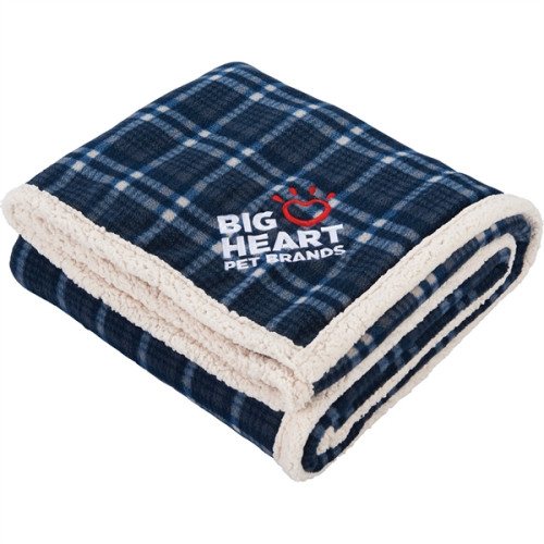 Field & Co.® Plaid Sherpa Blanket