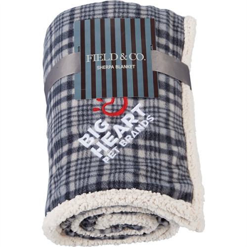 Field & Co.® Plaid Sherpa Blanket