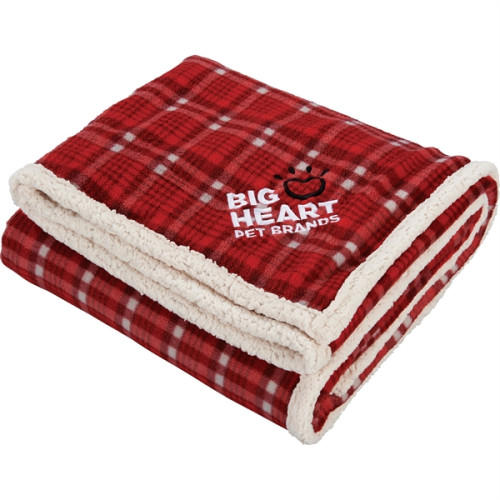 Field & Co.® Plaid Sherpa Blanket